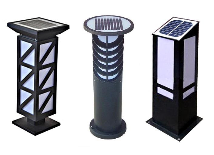 태양 열 채널 램프 LED 광원 프로젝트 태양 열 보호 기둥 또는 태양 열 가든 등 판매